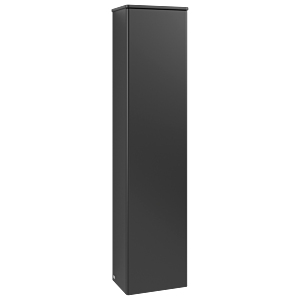 Armoire haute Villeroy &amp; Boch Antao K46000PD 41,4 x 171,9 x 28,7 cm, plan vasque laqué, laque noire mate