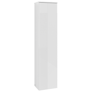 Armoire haute Villeroy &amp; Boch Antao K46100GF 41,4 x 171,9 x 28,7 cm, plan vasque laqué couleur, laque blanche brillante