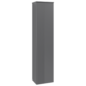 Armoire haute Villeroy &amp; Boch Antao K46100GK 41,4 x 171,9 x 28,7 cm, plan vasque couleur : laque anthracite mate