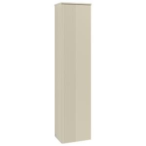 Villeroy &amp; Boch Antao tall cabinet K46100HJ 41.4x171.9x28.7cm, washbasin top color: silk grey matt lacquer