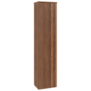 Armoire de toilette Villeroy &amp; Boch Antao K46100HM 41,4 x 171,9 x 28,7 cm, plan vasque laqué couleur noyer chaud