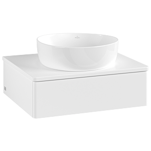 Meuble sous-vasque Villeroy &amp; Boch Antao 600x190x500mm L07050MT avec éclairage FK/AP: MT/0