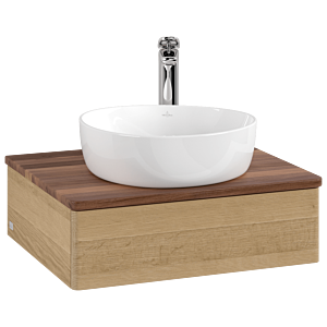 Meuble sous-vasque Villeroy &amp; Boch Antao 600x190x500mm L07052HN avec éclairage FK/AP: HN/2