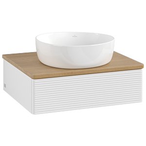 Villeroy & Boch Antao Waschtischunterschrank 600x190x500mm L07111GF mit Beleuchtung mit Struktur FK/AP: GF/1