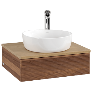 Villeroy & Boch Antao Waschtischunterschrank 600x190x500mm L07151HM mit Beleuchtung mit Struktur FK/AP: HM/1