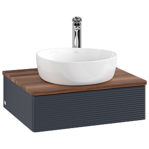 Villeroy & Boch Antao Waschtischunterschrank 600x190x500mm L07152HG mit Beleuchtung mit Struktur FK/AP: HG/2