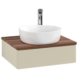 Villeroy & Boch Antao Waschtischunterschrank 600x190x500mm L07152HJ mit Beleuchtung mit Struktur FK/AP: HJ/2