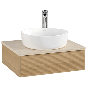 Villeroy & Boch Antao Waschtischunterschrank 600x190x500mm L07153HN mit Beleuchtung mit Struktur FK/AP: HN/3