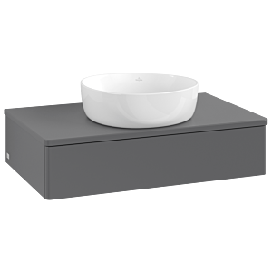 Villeroy & Boch Antao Waschtischunterschrank 800x190x500mm L08010GK mit Beleuchtung FK/AP: GK/0