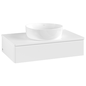 Villeroy & Boch Antao Waschtischunterschrank 800x190x500mm L08010MT mit Beleuchtung FK/AP: MT/0