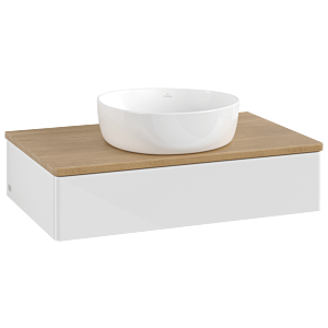 Villeroy & Boch Antao Waschtischunterschrank 800x190x500mm L08011GF mit Beleuchtung FK/AP: GF/1