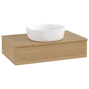 Villeroy & Boch Antao Waschtischunterschrank 800x190x500mm L08011HN mit Beleuchtung FK/AP: HN/1