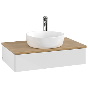 Villeroy &amp; Boch Antao vanity unit 800x190x500mm L08051GF with lighting FK/AP: GF/1