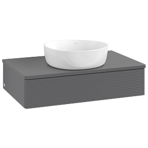 Meuble sous-vasque Villeroy &amp; Boch Antao 800x190x500mm L08110GK avec éclairage avec structure FK/AP: GK/0