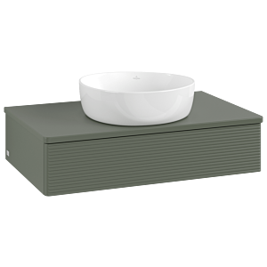 Villeroy & Boch Antao Waschtischunterschrank 800x190x500mm L08110HL mit Beleuchtung mit Struktur FK/AP: HL/0