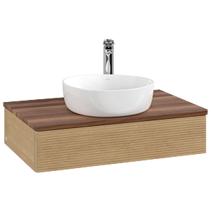 Villeroy &amp; Boch Antao meuble sous vasque 800x190x500mm L08152HN avec éclairage avec structure FK/AP: HN/2