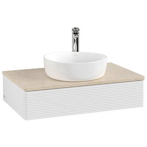 Meuble sous-vasque Villeroy &amp; Boch Antao 800x190x500mm L08153GF avec éclairage avec structure FK/AP: GF/3