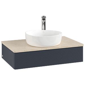 Villeroy & Boch Antao Waschtischunterschrank 800x190x500mm L08153HG mit Beleuchtung mit Struktur FK/AP: HG/3
