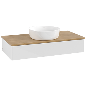 Villeroy & Boch Antao Waschtischunterschrank 1000x190x500mm L09011GF mit Beleuchtung FK/AP: GF/1
