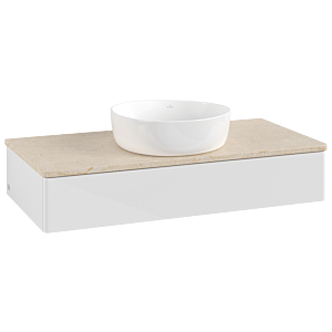 Villeroy & Boch Antao Waschtischunterschrank 1000x190x500mm L09013GF mit Beleuchtung FK/AP: GF/3