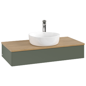 Meuble sous-vasque Villeroy &amp; Boch Antao 1000x190x500mm L09051HL avec éclairage FK/AP: HL/1