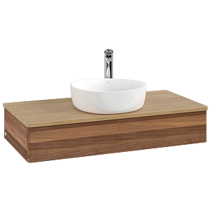 Meuble sous-vasque Villeroy &amp; Boch Antao 1000x190x500mm L09051HM avec éclairage FK/AP: HM/1