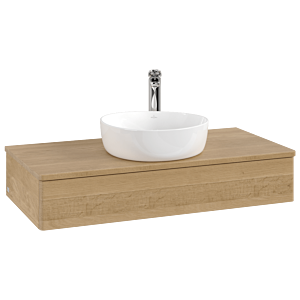 Meuble sous-vasque Villeroy &amp; Boch Antao 1000x190x500mm L09051HN avec éclairage FK/AP: HN/1