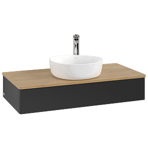 Meuble sous-vasque Villeroy &amp; Boch Antao 1000x190x500mm L09051PD avec éclairage FK/AP: PD/1