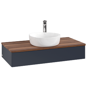 Meuble sous-vasque Villeroy &amp; Boch Antao 1000x190x500mm L09052HG avec éclairage FK/AP: HG/2