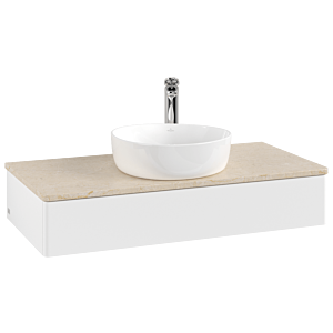 Villeroy & Boch Antao Waschtischunterschrank 1000x190x500mm L09053MT mit Beleuchtung FK/AP: MT/3