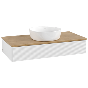 Villeroy & Boch Antao Waschtischunterschrank 1000x190x500mm L09111GF mit Beleuchtung mit Struktur FK/AP: GF/1
