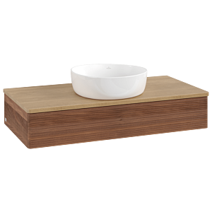 Villeroy & Boch Antao Waschtischunterschrank 1000x190x500mm L09111HM mit Beleuchtung mit Struktur FK/AP: HM/1