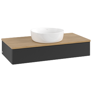 Villeroy & Boch Antao Waschtischunterschrank 1000x190x500mm L09111PD mit Beleuchtung mit Struktur FK/AP: PD/1
