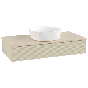 Villeroy & Boch Antao Waschtischunterschrank 1000x190x500mm L09113HJ mit Beleuchtung mit Struktur FK/AP: HJ/3