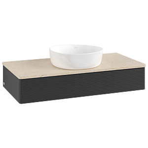 Villeroy & Boch Antao Waschtischunterschrank 1000x190x500mm L09113PD mit Beleuchtung mit Struktur FK/AP: PD/3