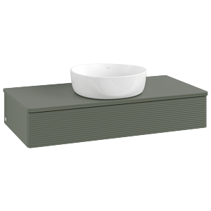 Villeroy & Boch Antao Waschtischunterschrank 1000x190x500mm L09150HL mit Beleuchtung mit Struktur FK/AP: HL/0