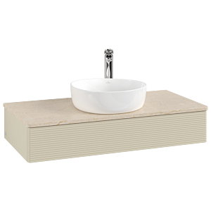 Villeroy & Boch Antao Waschtischunterschrank 1000x190x500mm L09153HJ mit Beleuchtung mit Struktur FK/AP: HJ/3
