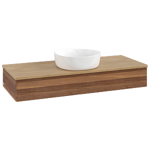 Meuble sous-vasque Villeroy &amp; Boch Antao 1200x190x500mm L10011HM avec éclairage FK/AP: HM/1
