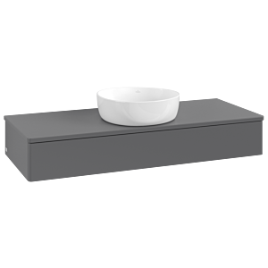 Villeroy &amp; Boch Antao vanity unit 1200x190x500mm L10050GK with lighting FK/AP: GK/0