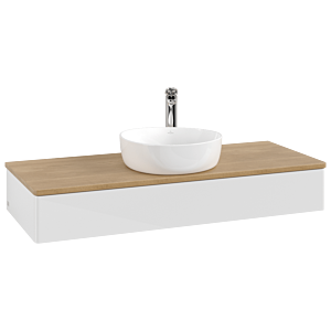 Villeroy &amp; Boch Antao vanity unit 1200x190x500mm L10051GF with lighting FK/AP: GF/1