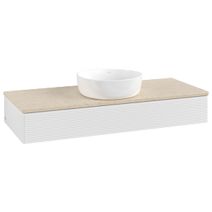 Villeroy & Boch Antao Waschtischunterschrank 1200x190x500mm L10113GF mit Beleuchtung mit Struktur FK/AP: GF/3