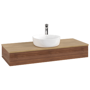 Villeroy & Boch Antao Waschtischunterschrank 1200x190x500mm L10151HM mit Beleuchtung mit Struktur FK/AP: HM/1