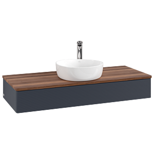 Villeroy & Boch Antao Waschtischunterschrank 1200x190x500mm L10152HG mit Beleuchtung mit Struktur FK/AP: HG/2