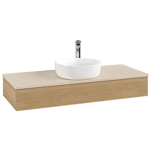 Villeroy & Boch Antao Waschtischunterschrank 1200x190x500mm L10153HN mit Beleuchtung mit Struktur FK/AP: HN/3