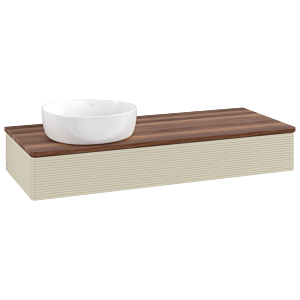 Villeroy & Boch Antao Waschtischunterschrank 1200x190x500mm L11112HJ mit Beleuchtung mit Struktur FK/AP: HJ/2