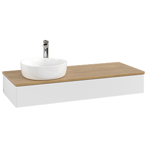 Villeroy & Boch Antao Waschtischunterschrank 1200x190x500mm L11151GF mit Beleuchtung mit Struktur FK/AP: GF/1