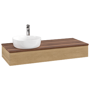 Meuble sous-vasque Villeroy &amp; Boch Antao 1200x190x500mm L11152HN avec éclairage avec structure FK/AP: HN/2