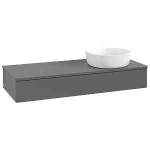 Meuble sous-vasque Villeroy &amp; Boch Antao 1200x190x500mm L12010GK avec éclairage FK/AP: GK/0
