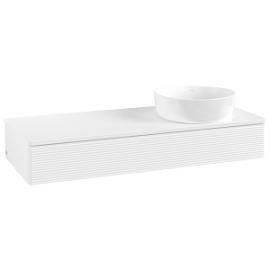 Villeroy & Boch Antao Waschtischunterschrank 1200x190x500mm L12110MT mit Beleuchtung mit Struktur FK/AP: MT/0