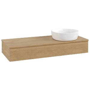 Villeroy & Boch Antao Waschtischunterschrank 1200x190x500mm L12111HN mit Beleuchtung mit Struktur FK/AP: HN/1